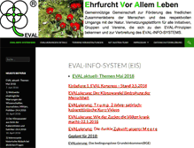 Tablet Screenshot of evalww.com